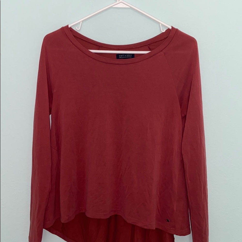 red long sleeve